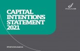 CAPITAL INTENTIONS STATEMENT 2021 - InfrastructureSA