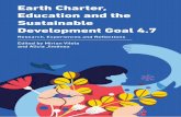 Education and the Sustainable - Earth Charter in Action