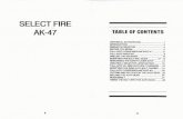 AK-47 TABLE OF CONTENTS