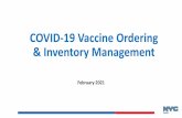 COVID-19 Vaccine Inventory Management - New York City