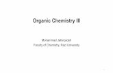 Organic Chemistry III