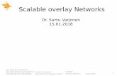 Scalable overlay Networks
