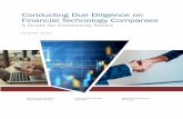 Conducting Due Diligence on Financial Technology Companies