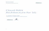 Cloud RAN Architecture for 5G - BME-HIT