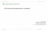 procurement code - Islington