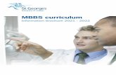 SGUL MBBS curriculum brochure 2021-2022