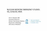 NUCLEAR MEDICINE EMERGENCY STUDIES: VQ, GI BLEED, HIDA
