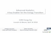 Advanced Analy+cs: A key Enabler for the Energy Transi+on