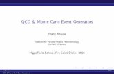 QCD & Monte Carlo Event Generators