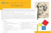 Year 7 Term 1 Famous Mathematicians Pythagoras
