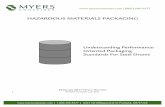 HAZARDOUS MATERIALS PACKAGING - Myers Container