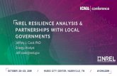NREL RESILIENCE ANALYSIS & PARTNERSHIPS WITH LOCAL …