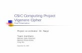 CSIC Computing Project Vigenere Cipher - analytical.works