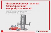 Standard and Optional equipment - LiftRite