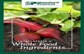 ENCYCLOPEDIA of Whole Food Ingredients