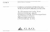 GAO-10-846G Organizational Transformation: A Framework for ...