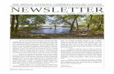 THE MINNA ANTHONY COMMON NATURE CENTER NEWSLETTER