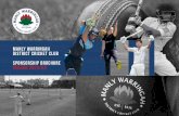 Manly Warringah District Cricket Club Sponsorship Brochure