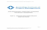 AIPM PROFESSIONAL COMPETENCY STANDARDS FOR PROJECT ...
