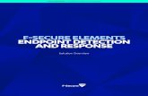 F-SECURE ELEMENTS ENDPOINT DETECTION AND RESPONSE