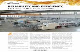 RELIABILITY AND EFFICIENCY, KEY FACTORS FOR ZAMBELLI