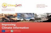 Improving Climate Information