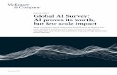 Global AI Survey: AI proves its worth, but few scale impact