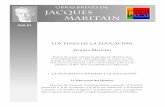 LOS FINES DE LA EDUCACIÓN Jacques Maritain