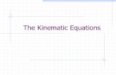 The Kinematic Equations - psd202.org