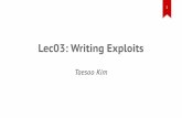 Lec03: Writing Exploits