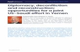 Diplomacy, deconfliction and reconstruction: opportunities ...