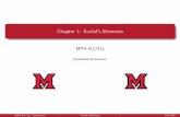 Chapter 1: Euclid's Elements - users.miamioh.edu