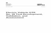 Electric Vehicle GTR No. 20 Test Development, Validation ...