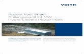 Project Fact Sheet. Bhilangana-III 24 MW Hydro Electric ...