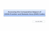 Assessing the Comparative Impact of USDA Frontier and ...