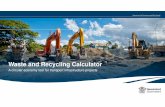 Waste and Recycling Calculator