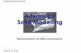 Advanced Solid Modelling