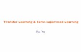Transfer Learning & Semi-supervised Learning