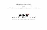 Internship Report On MTI Consulting Bangladesh Limited