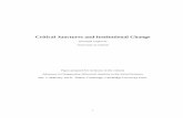 Critical Junctures and Institutional Change