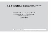 2021 NSCAS Grade 8 Classroom Assessment Mathematics Spanish