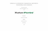 ORACLE HYPERION FINANCIAL REPORTS TRAINING DOCUMENT