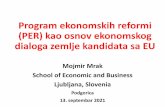 Program ekonomskih reformi (PER) kao osnov ekonomskog ...