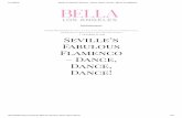 Seville’s Fabulous Flamenco – Dance, Dance, Dance!