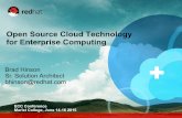 Open Source Cloud Technology for Enterprise Computing