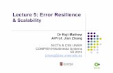 Lecture 5: Error Resilience