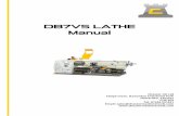 DB7VS LATHE Manual