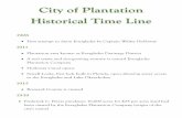Plantation Historical Time Line