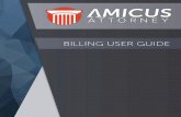 Amicus Billing User Guide