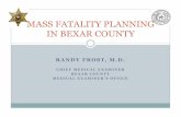 MASS FATALITY PLANNING IN BEXAR COUNTY - STRAC
